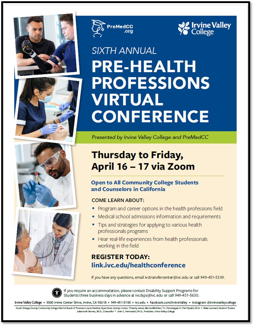 Pre-Health Virtual Conference