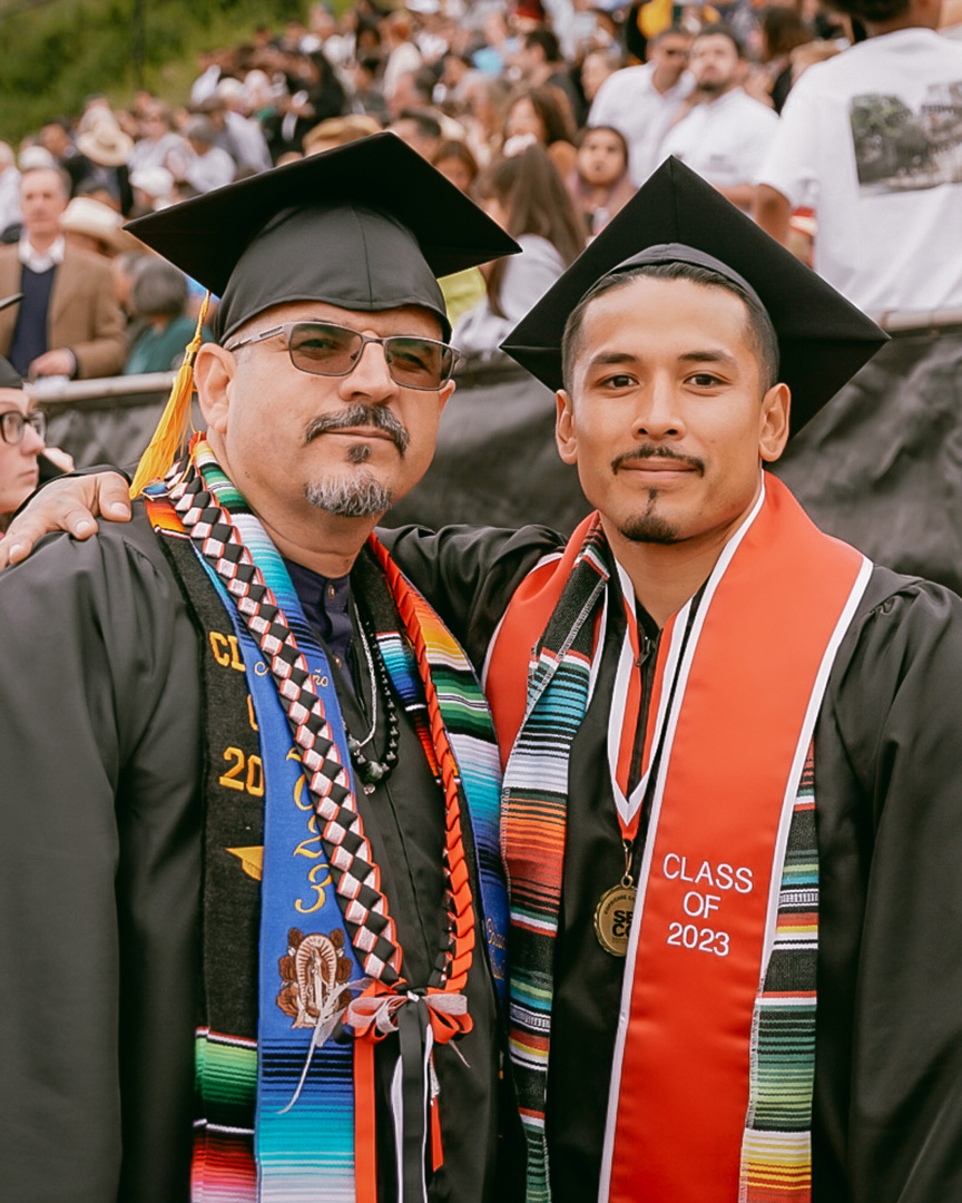 Students at Commencement